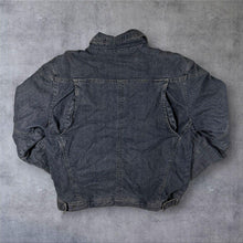 Load image into Gallery viewer, 2000s Y2K Denim Jacket Mens Faded Zip Utility Padded Techwear Style M L