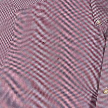 Load image into Gallery viewer, Nautica Classic Red White Check Cotton Long Sleeve Button-Down Shirt