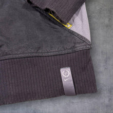 Load image into Gallery viewer, Vintage Y2K Nike Hooded Track Jacket XL Washed Grey Yellow Windbreaker