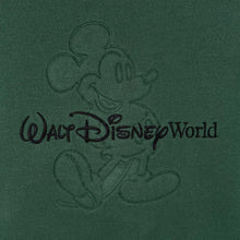 Load image into Gallery viewer, Vintage Walt Disney World Embroidered Tourist Logo Spellout Green Sweatshirt