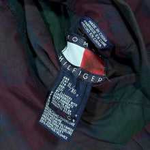 Load image into Gallery viewer, Vintage 90s Tommy Hilfiger Reversible Down Puffer Jacket XL Plaid Colour Block