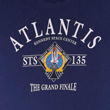 Load image into Gallery viewer, NASA Atlantis STS-135 Grand Finale Kennedy Space Center Shuttle T Shirt Large