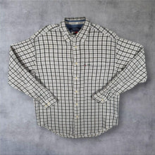 Load image into Gallery viewer, Vintage Tommy Jeans Hilfiger Plaid Check Long Sleeve Cotton Flannel Shirt