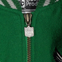 Load image into Gallery viewer, Vintage 90s Philadelphia Eagles NFL Campri Wool Varsity Bomber Jacket Green L XL