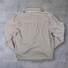 Load image into Gallery viewer, Adidas Clima365 Grey White Check Long Sleeve Polyester Nylon Shirt
