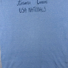 Load image into Gallery viewer, Vintage 1981 USA Nationals Flatwater Canoeing T Shirt Shakamak Indiana Single Stitch XS S