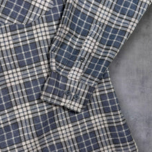 Load image into Gallery viewer, New Roads Y2K Mens XL 43/44 Plaid Flannel Shirt Check Button Down Grunge