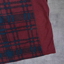 Load image into Gallery viewer, Columbia Sportswear Tartan Check Blue Red 1/4 Zip Fleece Sweatshirt