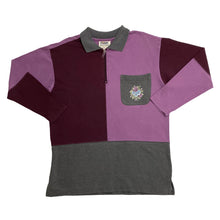 Load image into Gallery viewer, NORTHERN REFLECTIONS Colour Block 1/4 Zip Collared Sweatshirt