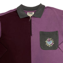 Load image into Gallery viewer, NORTHERN REFLECTIONS Colour Block 1/4 Zip Collared Sweatshirt