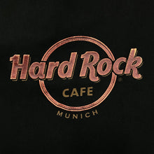 Load image into Gallery viewer, Early 00’s Hard Rock Cafe “Munich” Souvenir Spellout Graphic Black T-Shirt