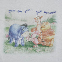 Load image into Gallery viewer, Disney SIMPLY POOH “Just For You” Winnie The Pooh Embroidered Spellout Graphic T-Shirt