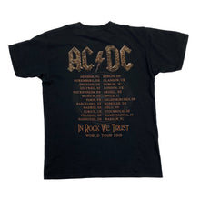 Load image into Gallery viewer, AC/DC “Rock Or Bust World Tour 2015” Graphic Spellout Hard Rock Band T-Shirt