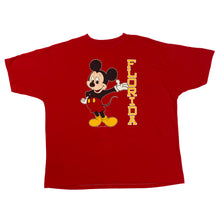 Load image into Gallery viewer, DISNEY “Florida” Mickey Mouse Souvenir Spellout Graphic Single Stitch T-Shirt