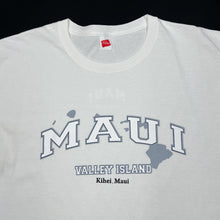 Load image into Gallery viewer, Hanes MAUI “Valley Island” Hawaii Souvenir Spellout Graphic T-Shirt