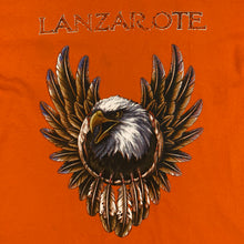 Load image into Gallery viewer, LANZAROTE Eagle Dreamcatcher Souvenir Spellout Graphic T-Shirt
