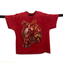 Load image into Gallery viewer, MARVEL AVENGERS Hulk Buster Iron Man Comic Book Superhero Movie Tie Dye T-Shirt