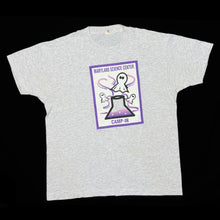 Load image into Gallery viewer, Screen Stars MARYLAND SCIENCE CENTER “Camp-In” Graphic Single Stitch T-Shirt