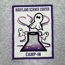 Load image into Gallery viewer, Screen Stars MARYLAND SCIENCE CENTER “Camp-In” Graphic Single Stitch T-Shirt