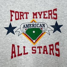 Load image into Gallery viewer, FORT MYERS AMERICAN ALL STARS Baseball Spellout Graphic Single Stitch T-Shirt