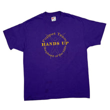 Load image into Gallery viewer, Hanes HANDS UP “Puppet Team” Souvenir Spellout Graphic Single Stitch T-Shirt