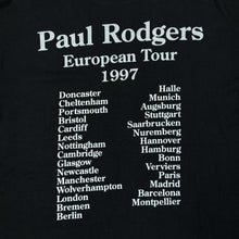 Load image into Gallery viewer, PAUL RODGERS “NOW European Tour 1997” Hard Rock Blues Rock Music Band T-Shirt