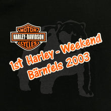 Load image into Gallery viewer, HARLEY DAVIDSON Motorcycles (2003) “1st Harley - Weekend” Biker Souvenir T-Shirt