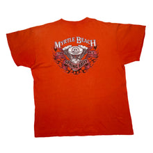 Load image into Gallery viewer, MYRTLE BEACH (2005) “Spring Rally” Biker Souvenir Spellout Graphic T-Shirt