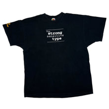 Load image into Gallery viewer, THE STRONG SENSITIVE TYPE “Powerplex” Sponsor Spellout Promo Graphic T-Shirt