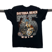 Load image into Gallery viewer, DAYTONA BEACH BIKE WEEK (2016) “75th Annual” Biker Souvenir Graphic T-Shirt