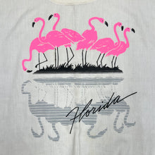 Load image into Gallery viewer, Vintage 80’s Gold Tees FLORIDA Neon Flamingo Souvenir Spellout Graphic T-Shirt