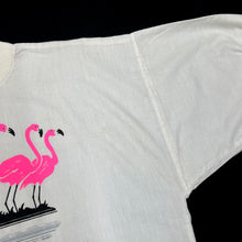Load image into Gallery viewer, Vintage 80’s Gold Tees FLORIDA Neon Flamingo Souvenir Spellout Graphic T-Shirt