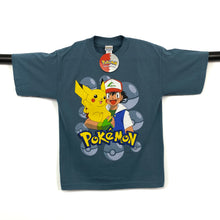 Load image into Gallery viewer, Vintage Nintendo POKEMON (1999) Ash Pikachu Anime T-Shirt