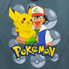 Load image into Gallery viewer, Vintage Nintendo POKEMON (1999) Ash Pikachu Anime T-Shirt