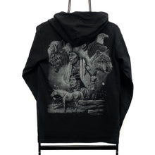 Load image into Gallery viewer, THUNDER PLUS Native American Wildlife Nature Graphic Hooded Long Sleeve T-Shirt