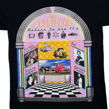 Load image into Gallery viewer, Vintage Americana International (2006) “Return To The 50’s” Souvenir Graphic T-Shirt