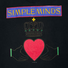 Load image into Gallery viewer, SIMPLE MINDS “European Tour 1989” Post Punk New Wave Band Single Stitch T-Shirt