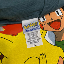 Load image into Gallery viewer, Vintage Nintendo POKEMON (1999) Ash Pikachu Anime T-Shirt
