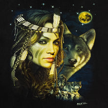 Load image into Gallery viewer, WILD Native American Wolf Nature Wildlife Graphic T-Shirt