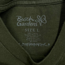 Load image into Gallery viewer, Busch Gardens “Wisdom Of A Tiger” Souvenir Animal Wildlife Graphic T-Shirt