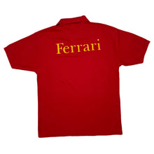 Load image into Gallery viewer, Vintage 90’s Screen Stars FERRARI Motorsports Spellout Graphic Polo Shirt