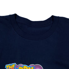 Load image into Gallery viewer, THE HAPPY FISHERMAN Novelty Souvenir Cartoon Fishing Spellout Graphic T-Shirt