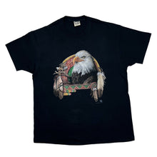 Load image into Gallery viewer, Vintage 90’s CMJ Made In USA Eagle Native American Wildlife Graphic Single Stitch T-Shirt