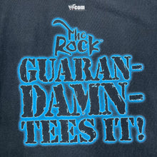 Load image into Gallery viewer, WWF THE ROCK “Guaran-Damn-Tees It” Seal Of Approval WWE Wrestling Graphic T-Shirt