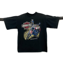 Load image into Gallery viewer, AMERICAN-CYCLE MOTOR FORCE “Heritage Softail” Biker Graphic Spellout T-Shirt