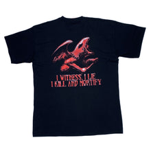 Load image into Gallery viewer, Screen Stars (2001) SINISTER “I Witness, I Lie, I Kill And Mortify ” Death Metal Band T-Shirt