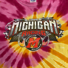 Load image into Gallery viewer, MICHIGAN RACING "One Wicked Ride" Motorsports Tie Dye T-Shirt
