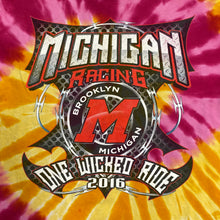 Load image into Gallery viewer, MICHIGAN RACING "One Wicked Ride" Motorsports Tie Dye T-Shirt
