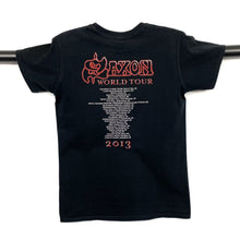 Load image into Gallery viewer, SAXON “Heavy Metal Thunder Sweden” World Tour 2013 British Heavy Metal Band T-Shirt