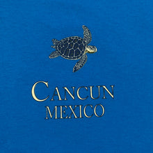 Load image into Gallery viewer, CANCUN MEXICO “Beach Paradise” Turtle Souvenir Spellout Graphic T-Shirt